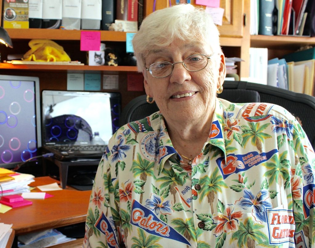 Jackie Dowd in her office