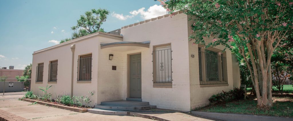 A picture of the outside of Jackie's Place, our new service space.